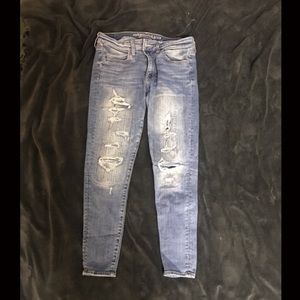 American Eagle Pre-ripped Jeans